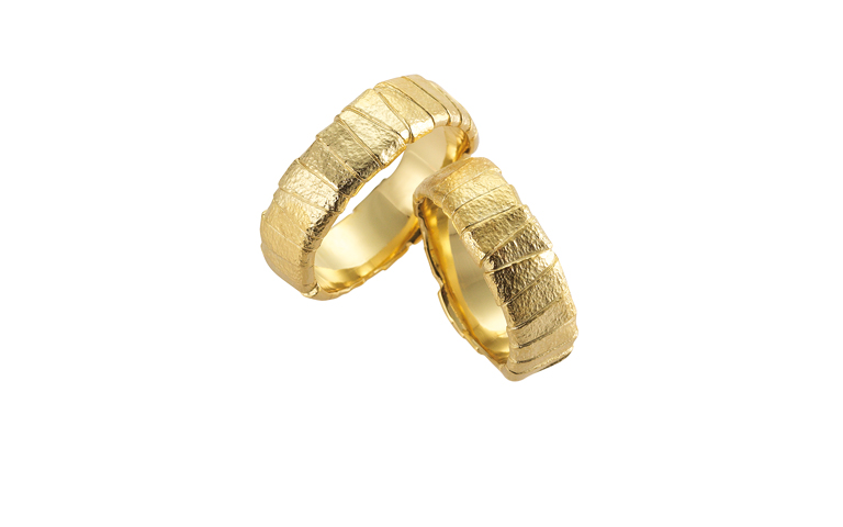 05103+05104-wedding rings, gold 750
